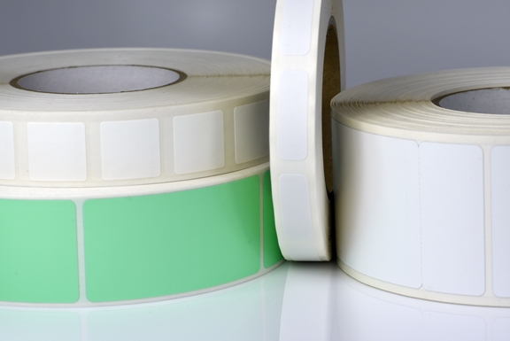 blank die cut label stock