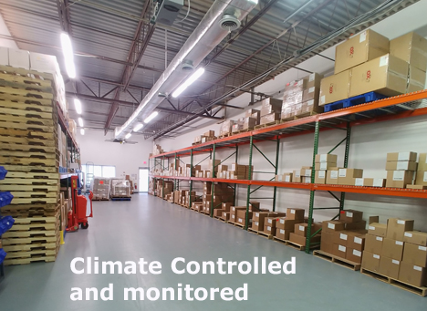 climate controlled free storage and inventory management for clinical labels