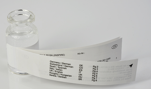 Lam To Liner Clinical Booklet Labels