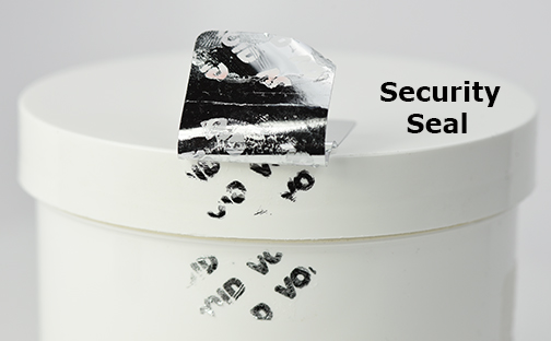 Tamper Evident Seals for cannibus or clinical